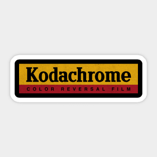 Vintage Kodachrome 2 Color Sticker